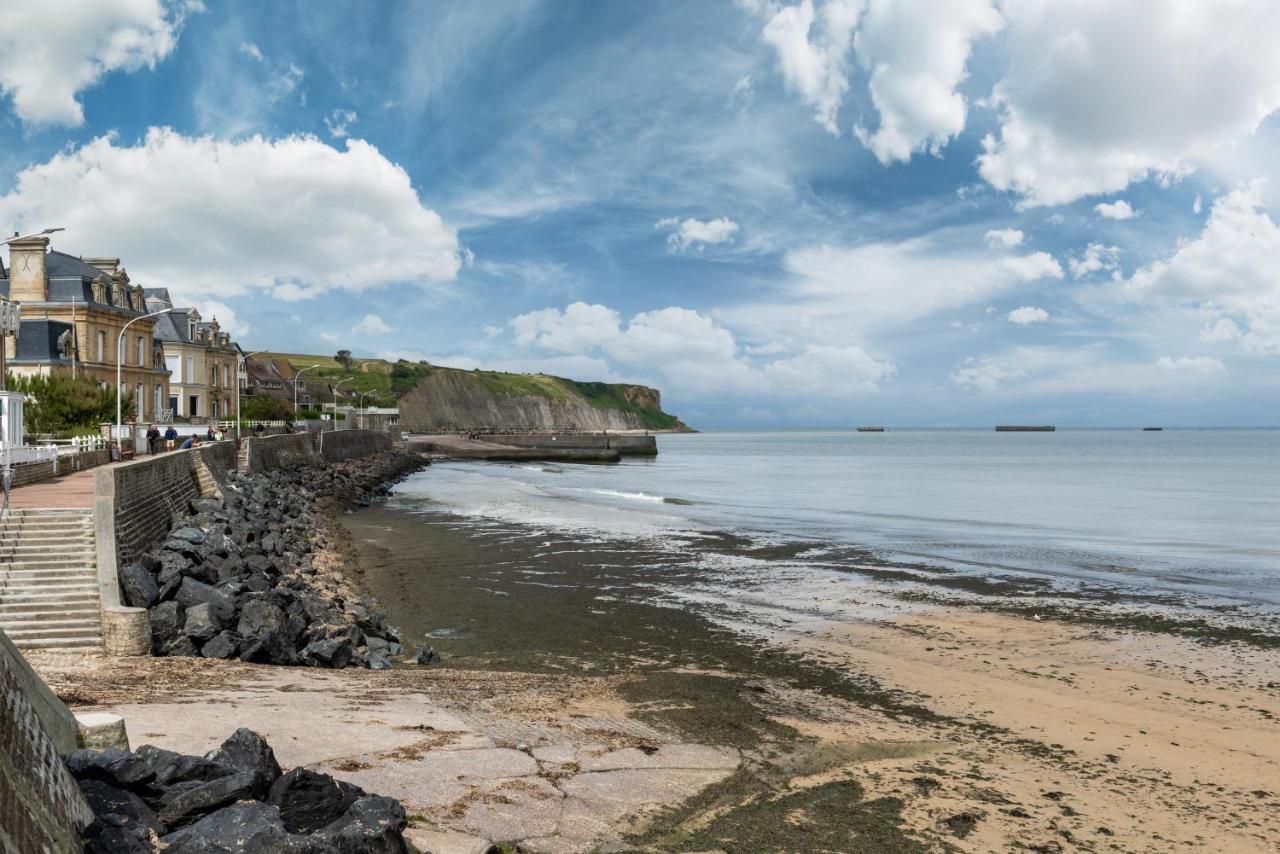 Les Volets Bleus - Duplex Proche Plage Et Centre Arromanches-les-Bains Exteriér fotografie