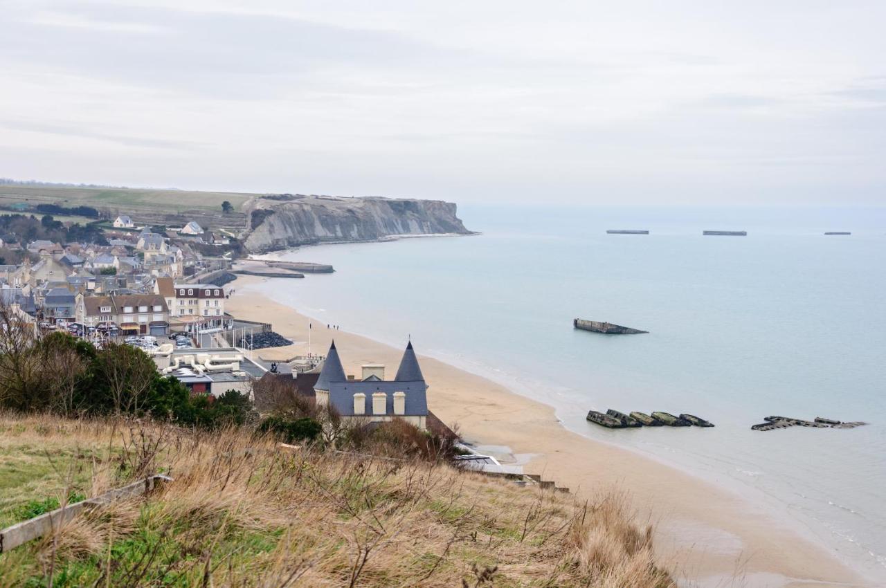 Les Volets Bleus - Duplex Proche Plage Et Centre Arromanches-les-Bains Exteriér fotografie
