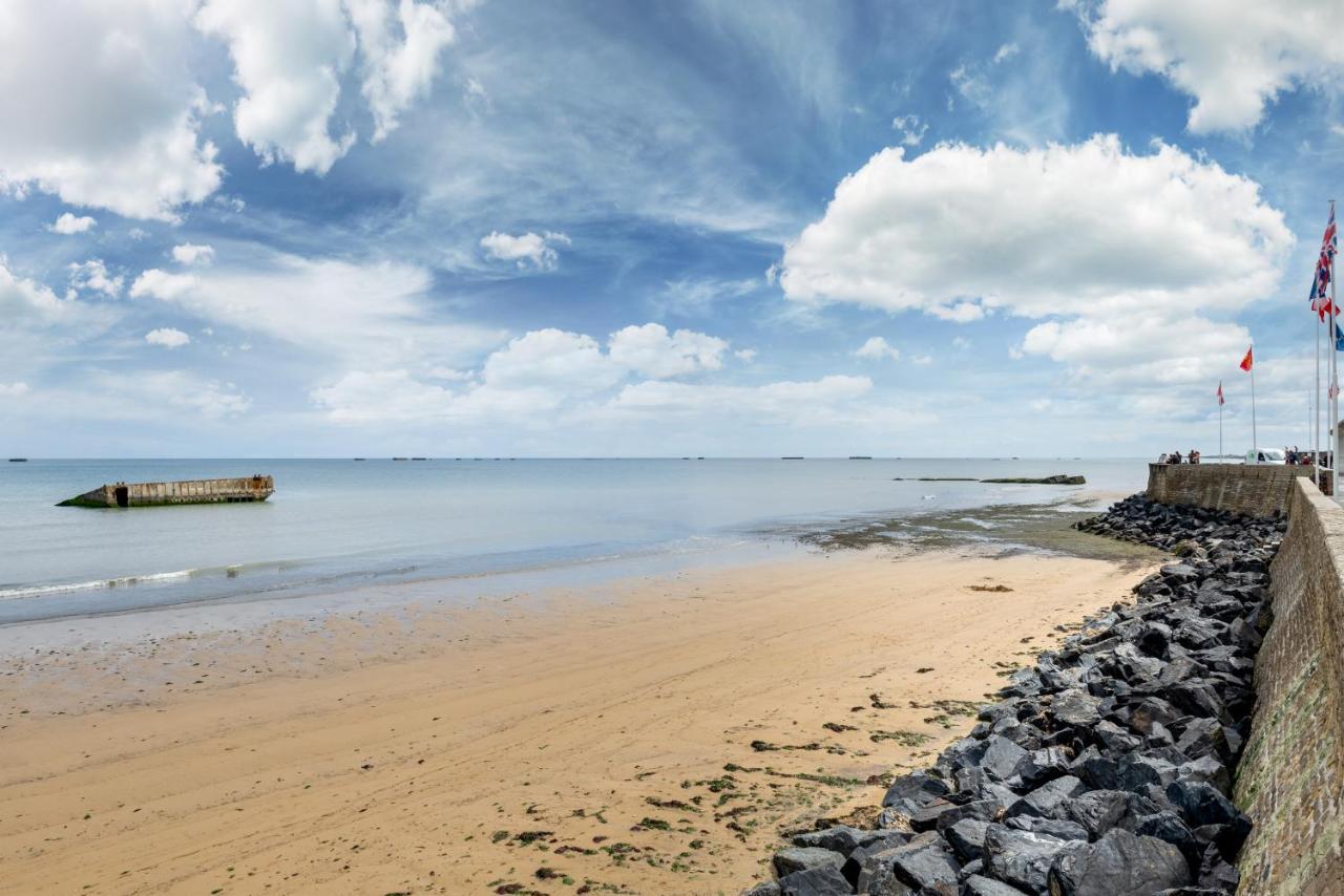 Les Volets Bleus - Duplex Proche Plage Et Centre Arromanches-les-Bains Exteriér fotografie
